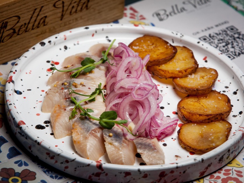 NEW Оселедець з картоплею та цибулею / herring with potatoes