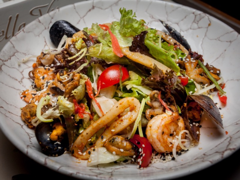 NEW Салат з морепродуктами / Seafood Salad