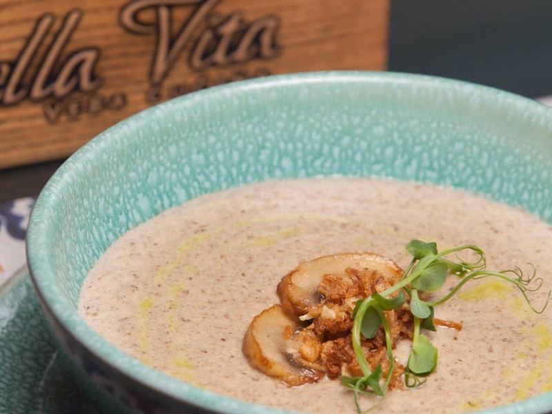Грибний крем-суп / mushroom cream soup