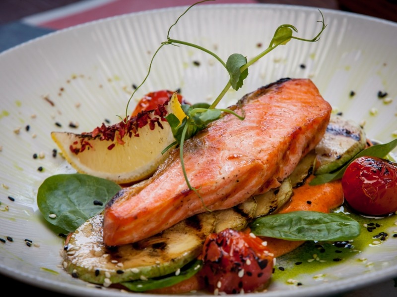 Лосось з цукіні / salmon with zucchini